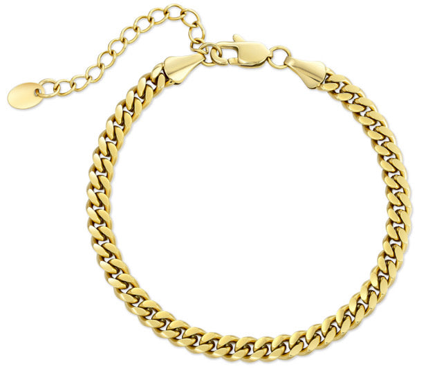 Lux Cuban Anklet