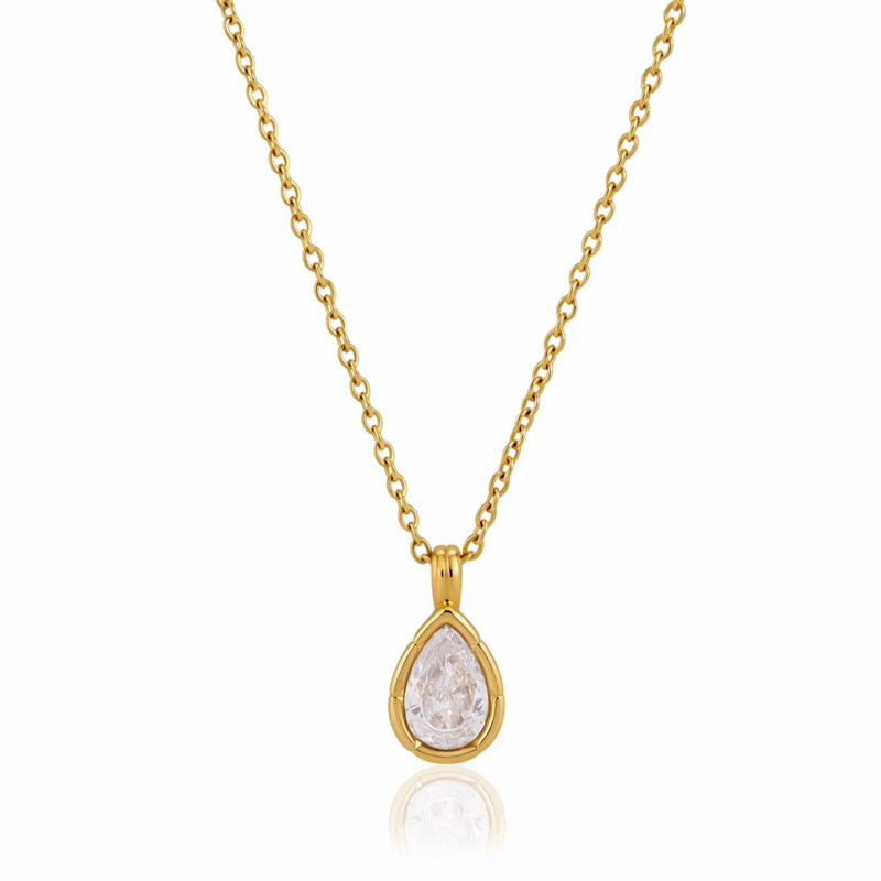 Raindrop Gem Necklace
