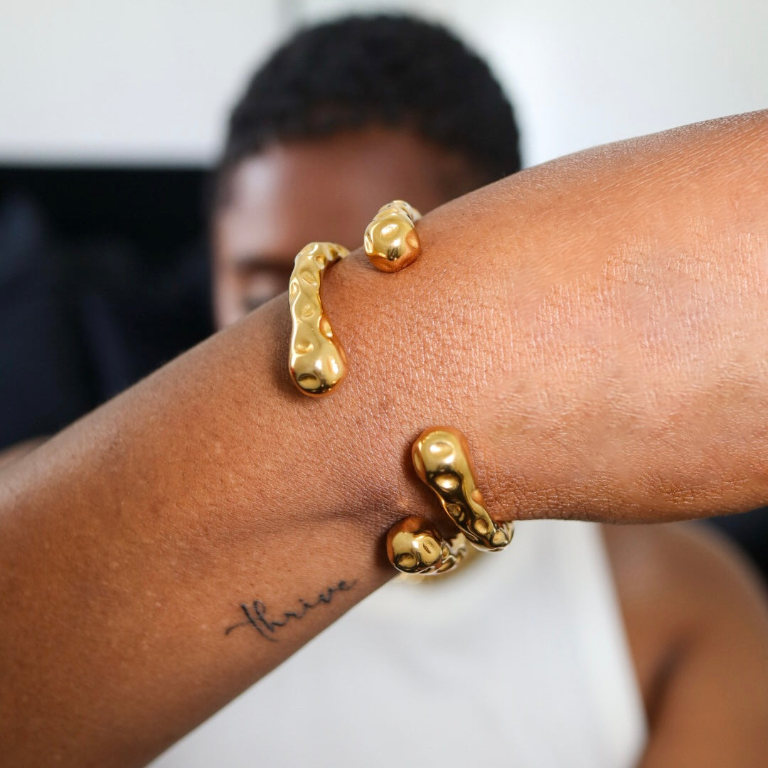 Hammered Cuff Bracelet