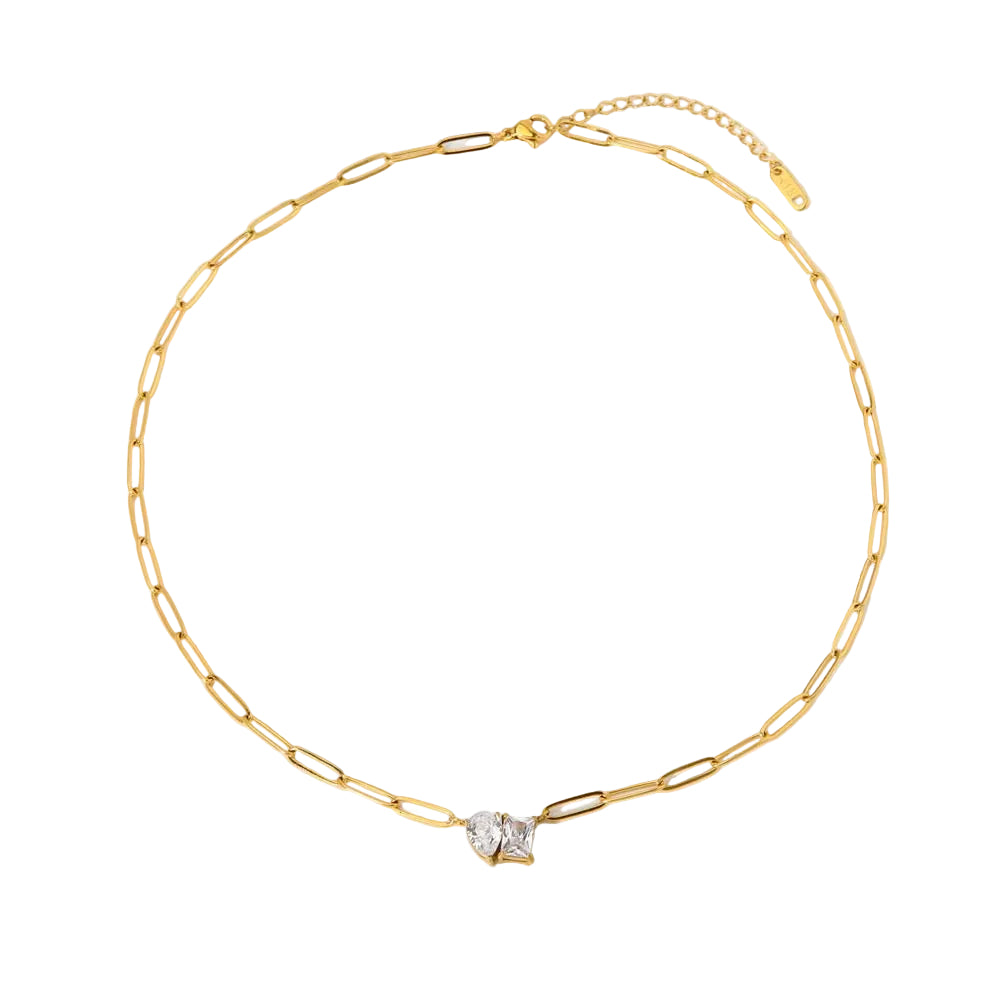 Twin Charm Necklace