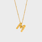 Bubble Initial Necklace