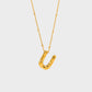 Bubble Initial Necklace