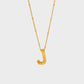 Bubble Initial Necklace