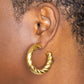 Chunky Twisted Hoops