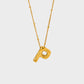 Bubble Initial Necklace