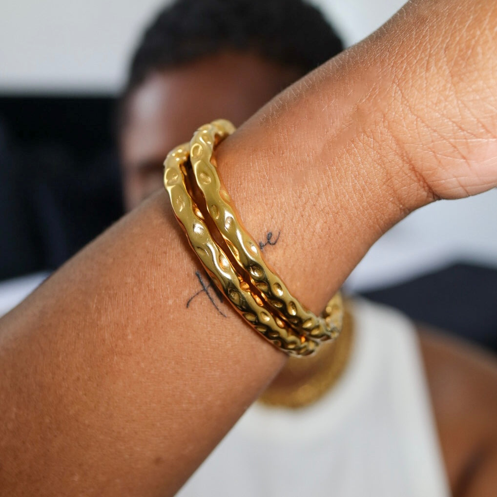 Hammered Cuff Bracelet