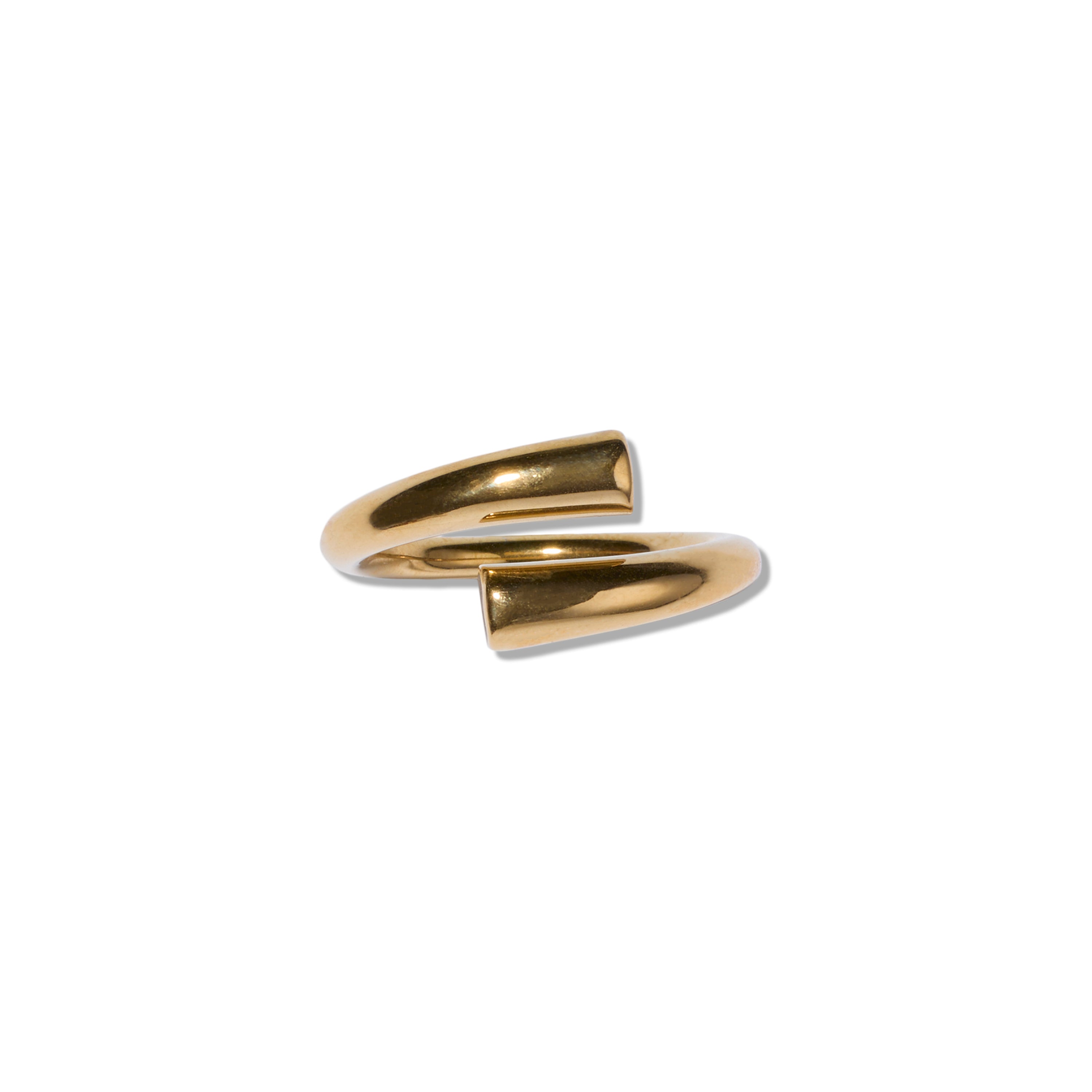 Twisted Love Ring – Garnished in Gold