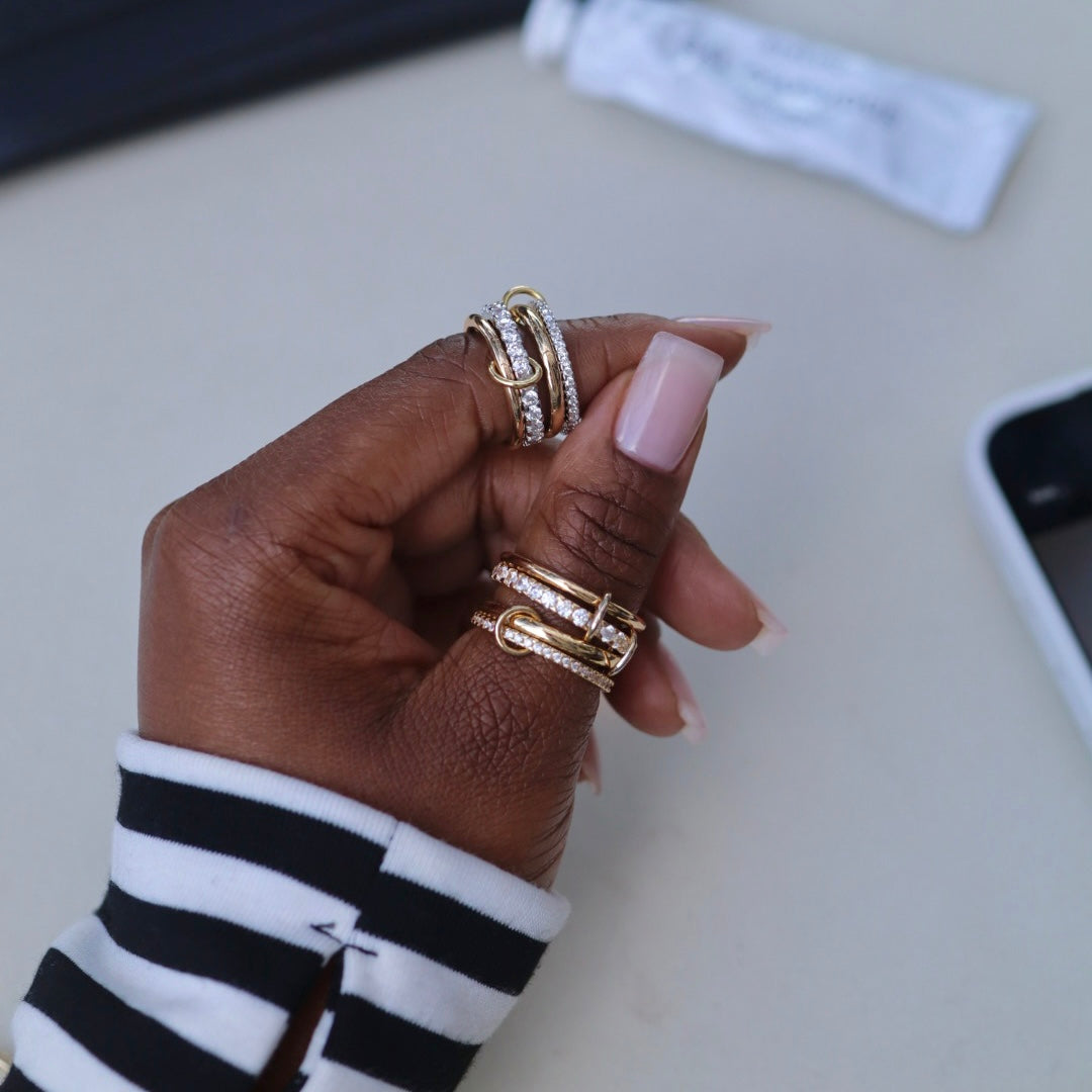 Lux Stackd Ring - Mixd Metal